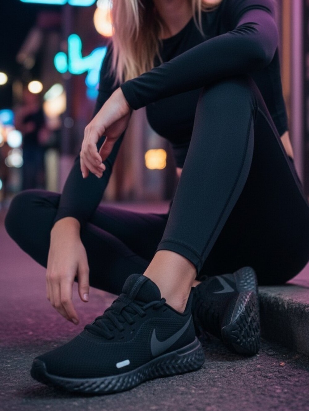 nike revolution 5, Women's Black Running Sneakers Size 5